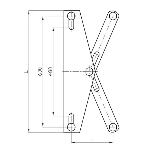 Коромысла типа 2КЛ 680x25.2x210 мм 2КЛ-21-1