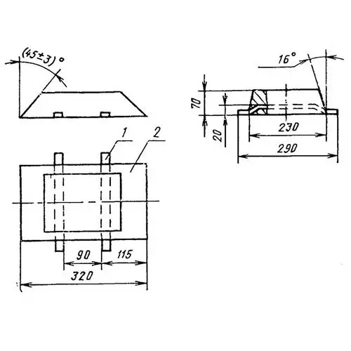 Протекторы П-КОА 100x100x70 мм АП3 ГОСТ 26251-84